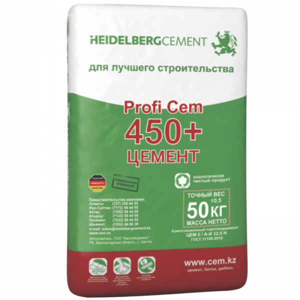 Цемент Profi Cem 450+  (50кг)