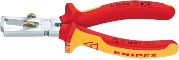 Съемник изоляции диэлектрический KNIPEX 1106160 1000 V, 160 мм KN-1106160 Съемник изоляции диэлектрический KNIPEX 1106160 1000 V, 160 мм KN-1106160