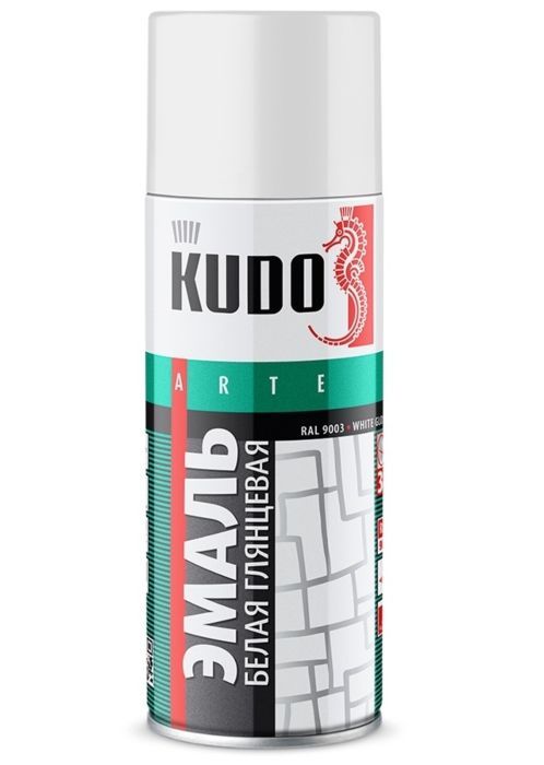 KUDO Эмаль глянцевая БЕЛАЯ