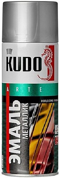 KUDO Эмаль металлик ХРОМ