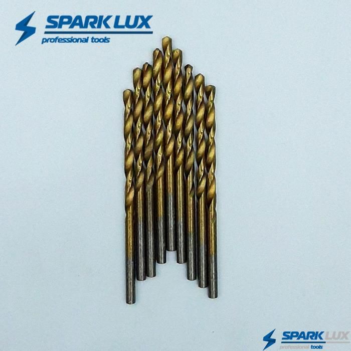 Набор нитридтитан. сверл по металлу Spark Lux, HSS-3, 10 шт