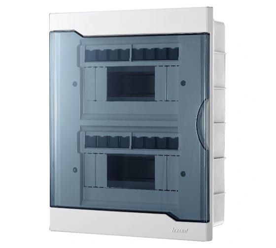Бокс с прозрачной крышкой Lezard ЩРВ-П-16 для внутренней установки 16-и модульных устройств 730-1000-016