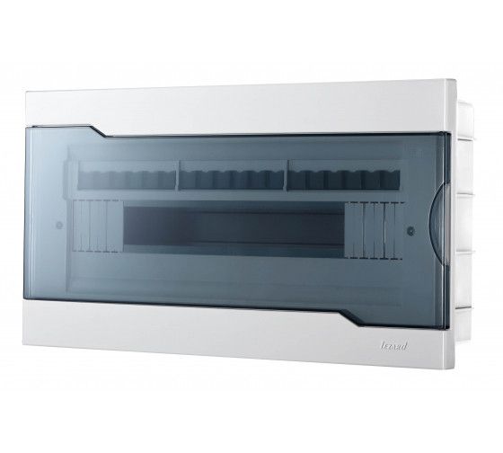 Бокс с прозрачной крышкой Lezard ЩРВ-П-18 для внутренней установки 18-и модульных устройств 730-1000-018