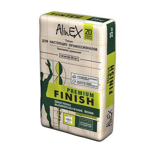 Шпатлевка Alinex Finish 25 кг P (полимерная)