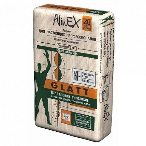 Шпатлевка Alinex Glatt 25кг (гипсовая)