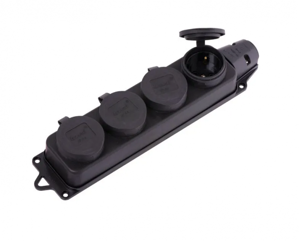 Розетка наруж. уст-ки 4-ая с заглушками 2Р+РЕ 1Х16А 220-240В (каучук) 106-0400-0107 (36) Розетка наруж. уст-ки 4-ая с заглушками 2Р+РЕ 1Х16А 220-240В (каучук) 106-0400-0107 (36)