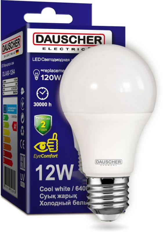 Лампа Dauscher 12в Е27 6400К