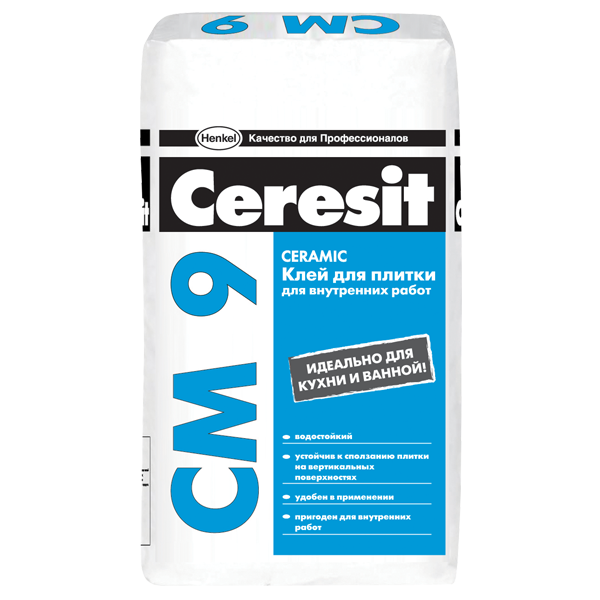 Ceresit CM9 T, ADHESIVE 25 kg Клей для керам плитки