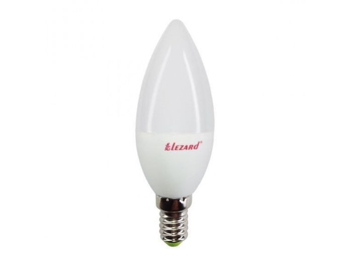 LED CANDLE (N464 B35 1407) B35 7W 6400K E14 220V Светодиодные лампы (LEZARD)